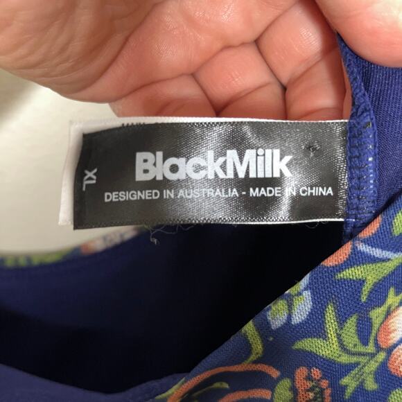 BLACKMILK Strawberry Thief Blue Sweet Frill Dress Limited Edition Sz XL {3D18} - Picture 6 of 7